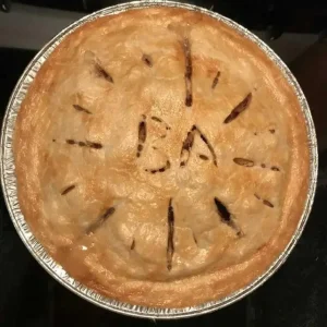 No Sugar Added Banana Apple Pie