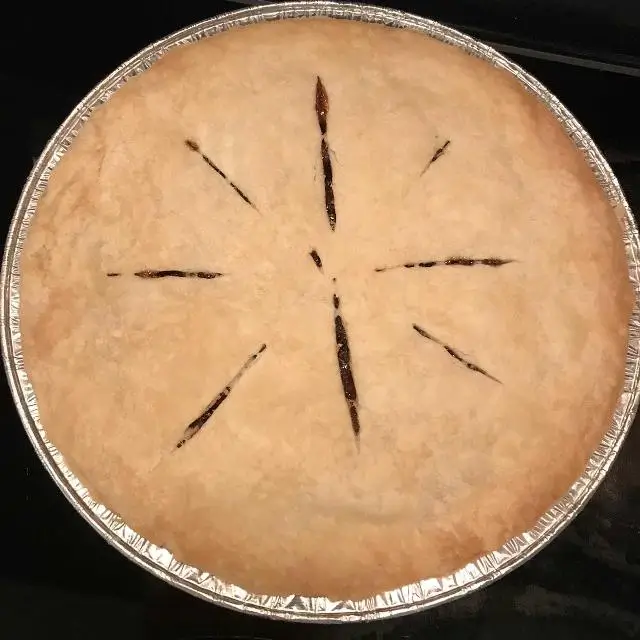 reduced sugar raisin pie vegan