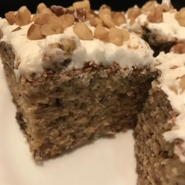 lower fat banana cake