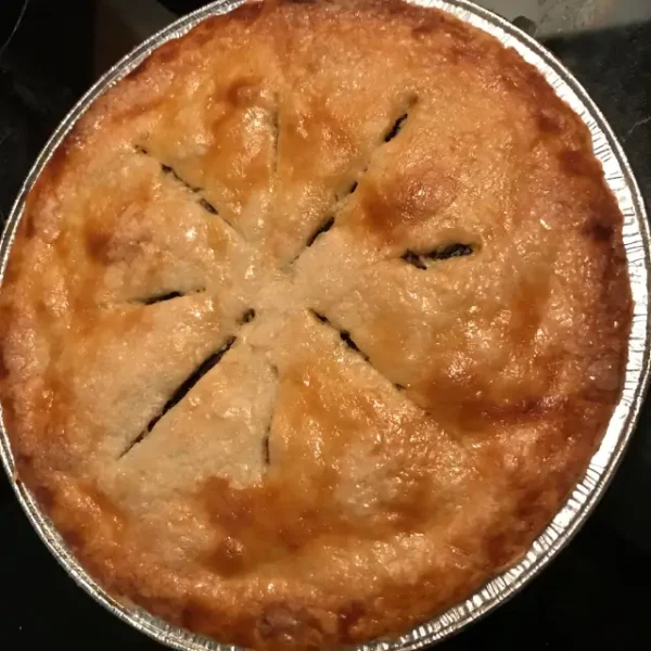 low sugar raisin pie